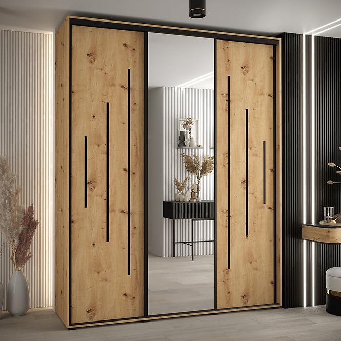Skriňa 45 Canaris 13 190 artisan/čierna