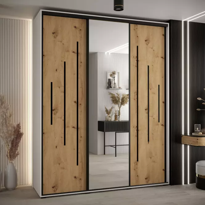 Skriňa 45 Canaris 13 190 biela/artisan/čierna