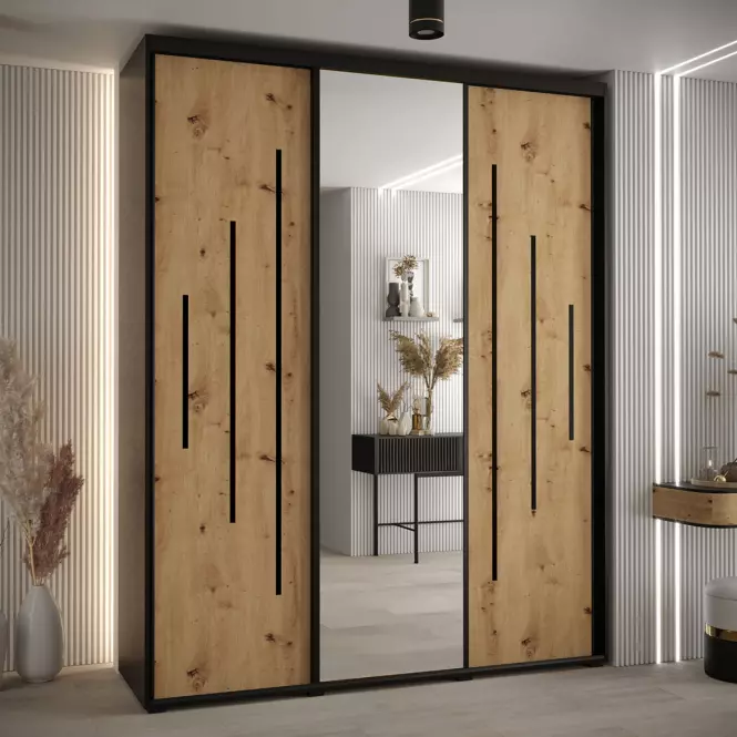 Skriňa 45 Canaris 13 190 čierna/artisan/čierna