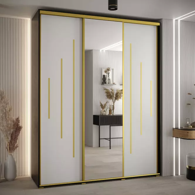 Skriňa 45 Canaris 13 190 čierna/biela/gold