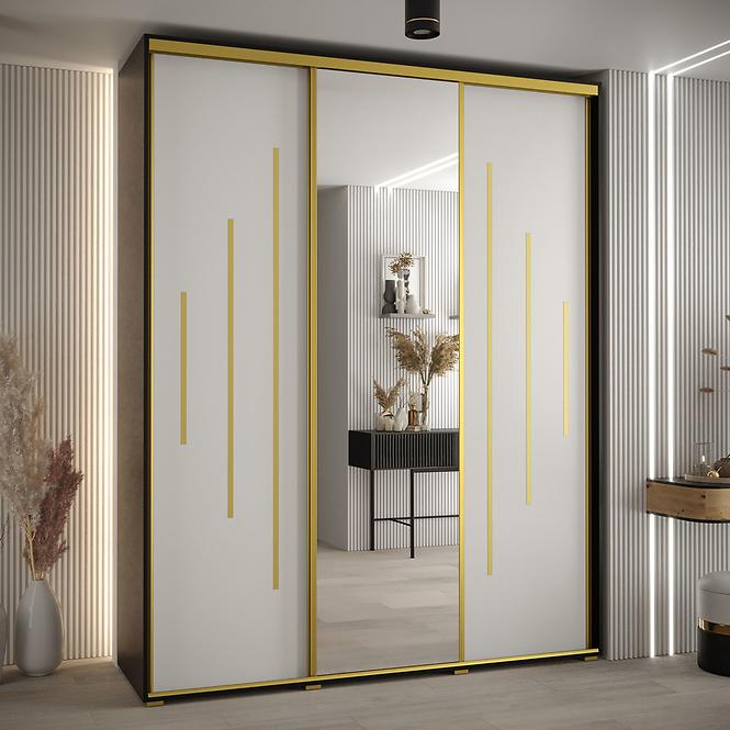 Skriňa 45 Canaris 13 190 čierna/biela/gold