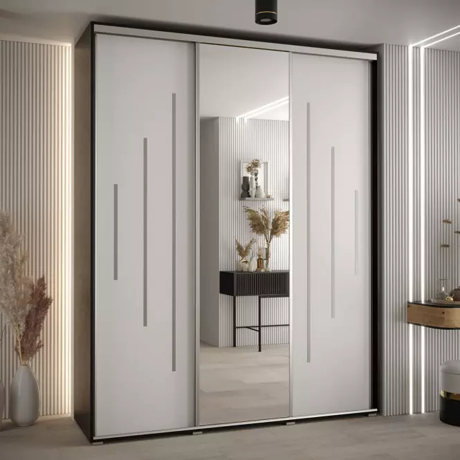Skriňa 45 Canaris 13 190 čierna/biela/silver
