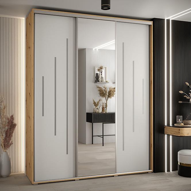Skriňa 45 Canaris 13 200 artisan/biela/silver