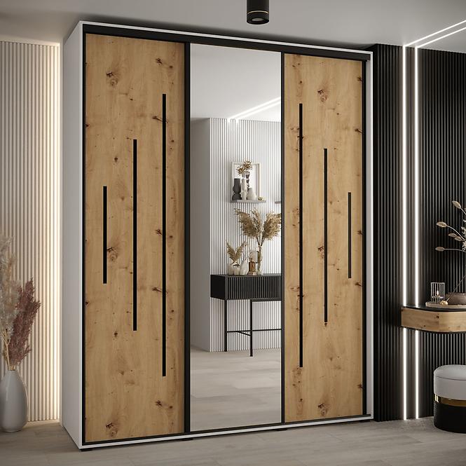 Skriňa 45 Canaris 13 200 biela/artisan/čierna
