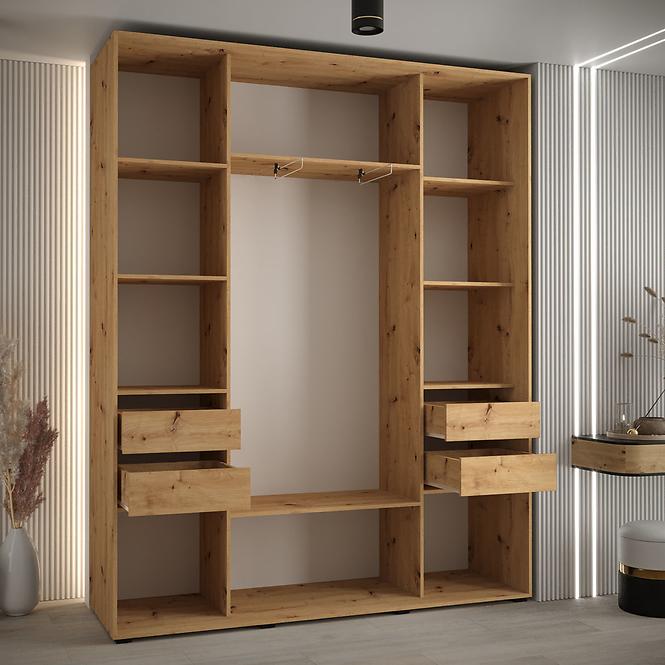 Skriňa 45 Canaris 13 200 biela/artisan/silver