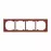DR-4 Štvornásobný hnedý rámček