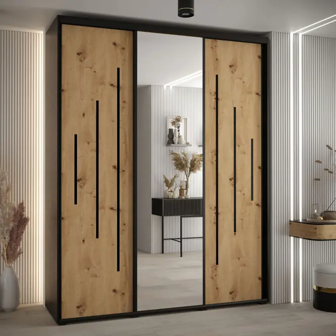 Skriňa 45 Canaris 13 200 čierna/artisan/čierna,5