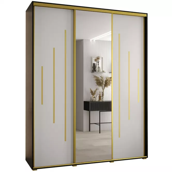 Skriňa 45 Canaris 13 200 čierna/biela/gold