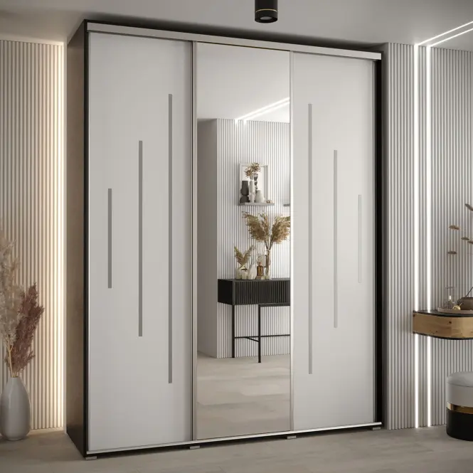 Skriňa 45 Canaris 13 200 čierna/biela/silver,5