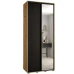 Skriňa 45 Canaris 3 110 artisan/čierna/čierna