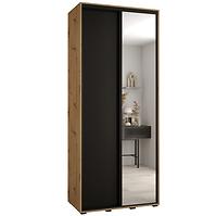 Skriňa 45 Canaris 3 110 artisan/čierna/čierna