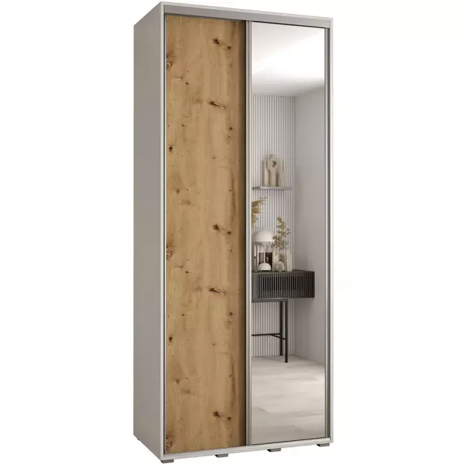 Skriňa 45 Canaris 3 110 biela/artisan/silver