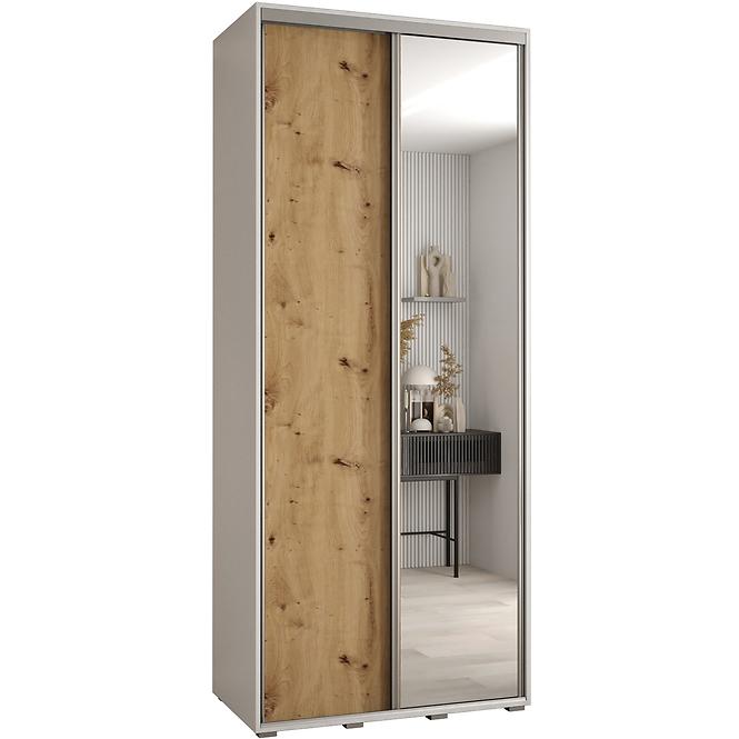 Skriňa 45 Canaris 3 110 biela/artisan/silver