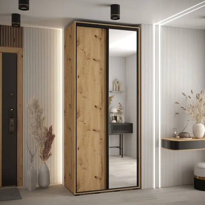 Skriňa 45 Canaris 3 130 artisan/čierna,5