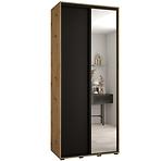 Skriňa 45 Canaris 3 130 artisan/čierna/čierna