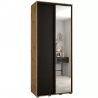 Skriňa 45 Canaris 3 130 artisan/čierna/čierna