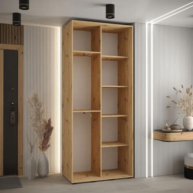 Skriňa 45 Canaris 3 130 artisan/čierna/čierna,4