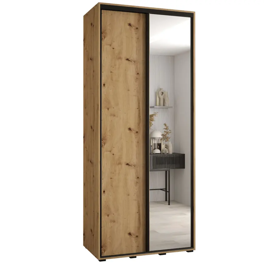 Skriňa 45 Canaris 3 140 artisan/čierna