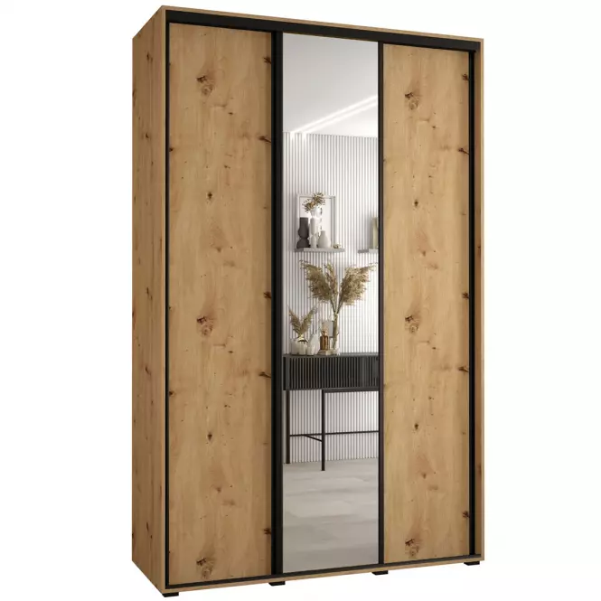 Skriňa 45 Canaris 3 160 artisan/čierna