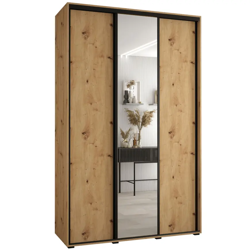 Skriňa 45 Canaris 3 160 artisan/čierna