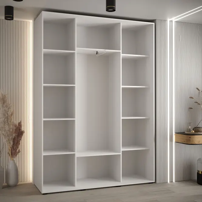 Skriňa 45 Canaris 3 160 biela/čierna,4