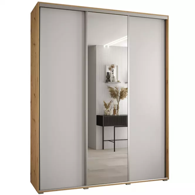 Skriňa 45 Canaris 3 190 artisan/biela/silver