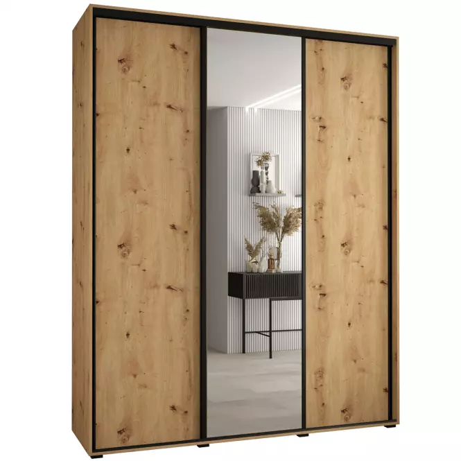 Skriňa 45 Canaris 3 190 artisan/čierna