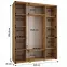 Skriňa 45 Canaris 3 200 artisan/čierna/čierna,2
