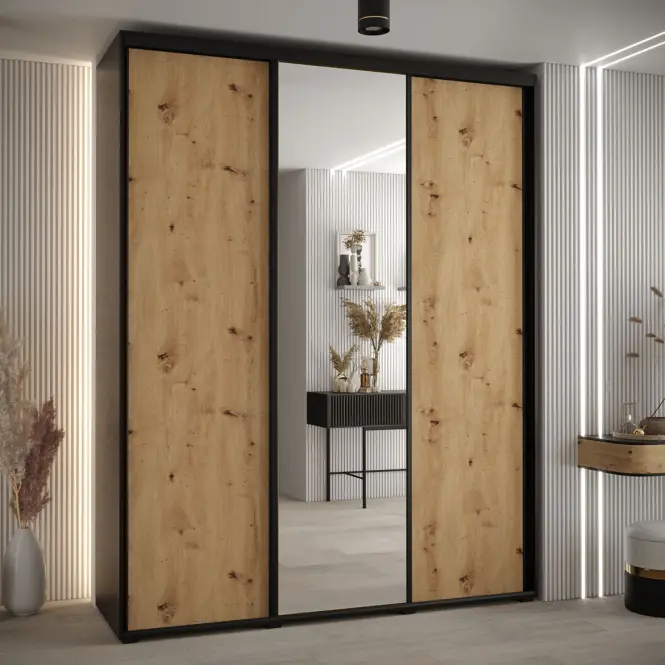 Skriňa 45 Canaris 3 200 čierna/artisan/čierna,5