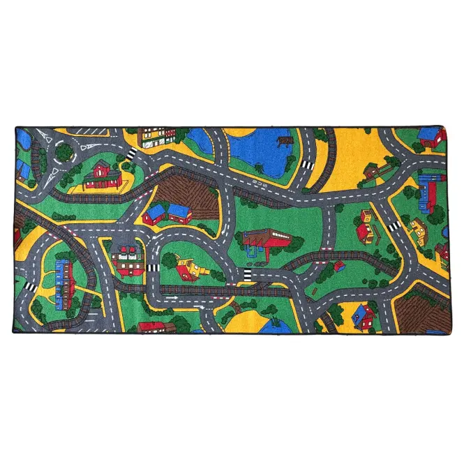 Koberec  Kids 0,95/2,0 Playtime RR Railroads,2