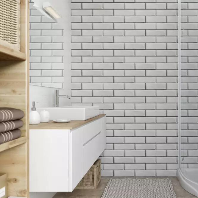 Dekoratívny obklad stien PVC MOTIVO White Brick,2