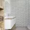 Dekoratívny obklad stien PVC MOTIVO White Brick,2
