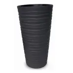 Kvetináč BORA HIGH 30x66H antracit + vložka