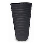 Kvetináč BORA HIGH 30x66H antracit + vložka