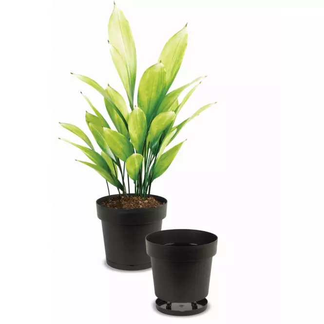 Kvetináč Melrose Glamour 18x19h 2,5lt Antracit Mga18