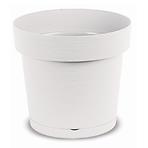 Kvetináč Melrose Glamour 14x13h 1,1lt Biely Mgw14