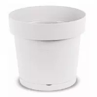 Kvetináč Melrose Glamour 14x13h 1,1lt Biely Mgw14