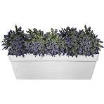 Kvetináč Melrose Glamour 50x18x16h 10lt Biely Dbw50