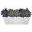 Kvetináč Melrose Glamour 50x18x16h 10lt Biely Dbw50