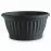 Kvetináč Mediteran Lux 30x14h 7lt Antracit C910300