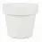 Kvetináč Melrose 25x22h 6,7lt Biely Mw199