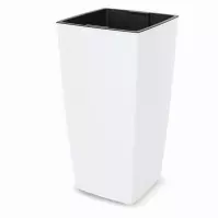 Kvetináč Aurora Classic Mat 30x30x57h Biely Ac178