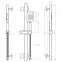 Sprchový set Remi X 1-F inox,2