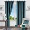Záves na krúžkoch Velvet Karla 61 135x250 modrý