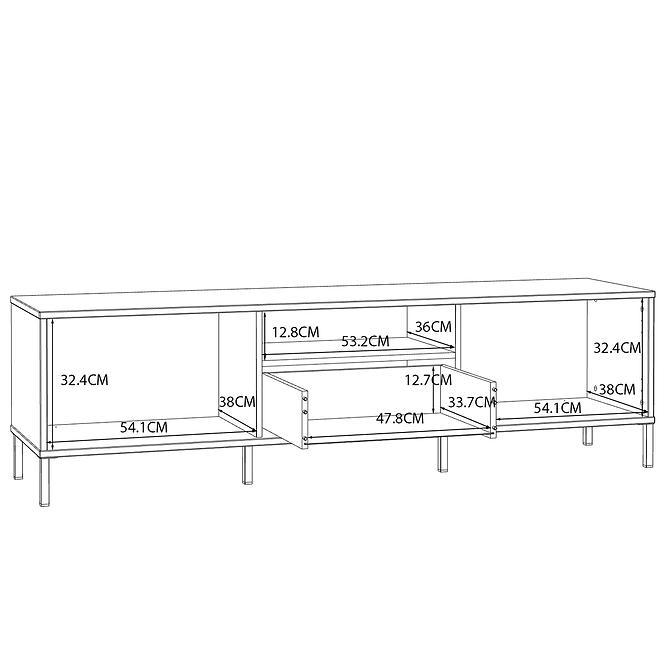 TV stolík Katoro SVTT131-U60,6