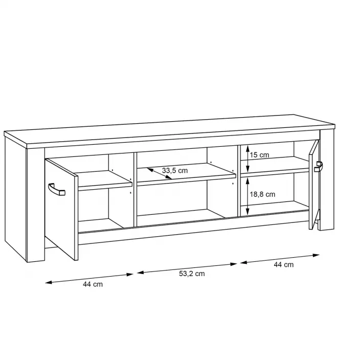TV stolík Elara ERXT131-C586