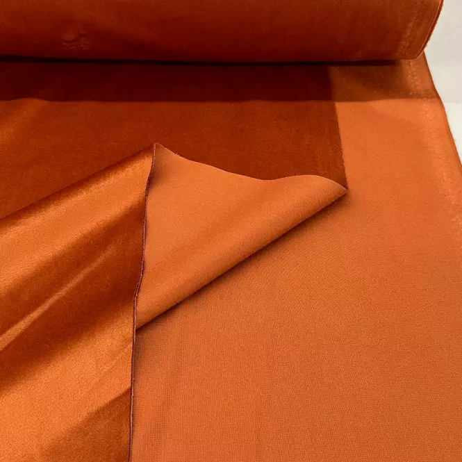 Závesová látka VELVET 34/terra/145. Tovar na mieru,2