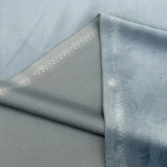 Závesová látka VELVET 61/modrá/145. Tovar na mieru