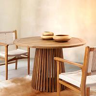 Stôl Maria vyrobený z teakového dreva 120 cm