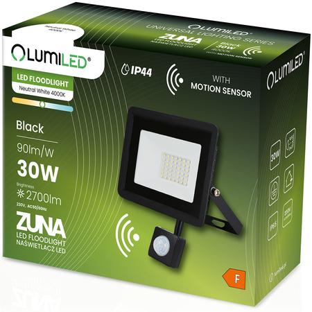 Lumiled reflektor LED ZUNA 30W senzor 4000K